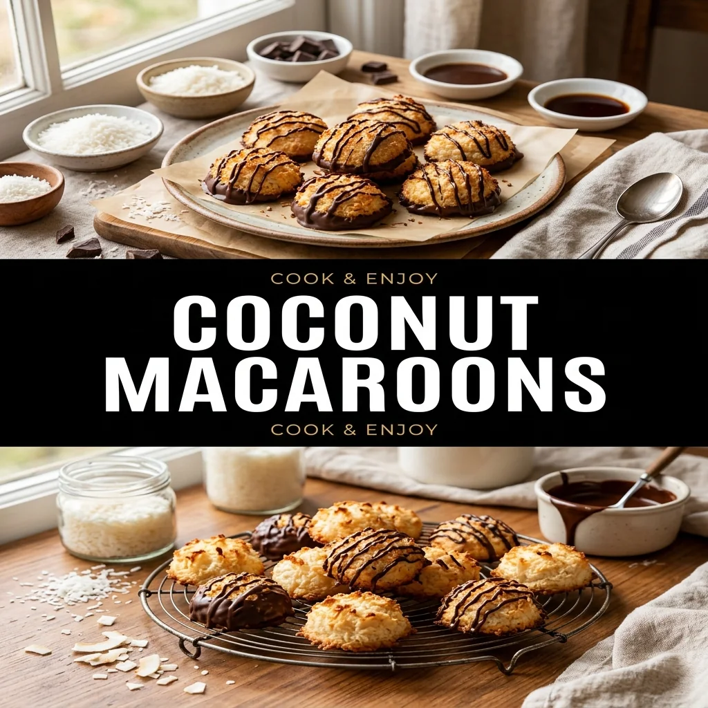 Coconut Macaroons recipe poster