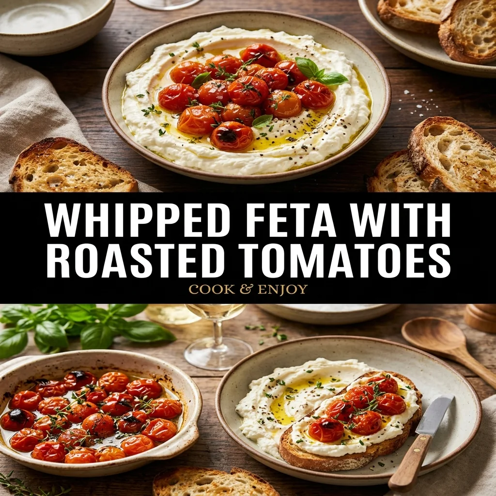 Whipped Feta with Roasted Tomatoes recipe poster